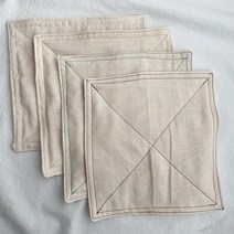 연시네 강화 소창 주방 행주 수건 2겹 4장 세트