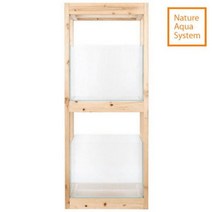 [바보사랑] NAS 원목축양장 60x45cm 2단, 상세 설명 참조