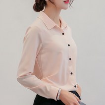 로로스키니 여성 긴팔 셔츠 브라우스 여자 면접 정장 유니폼 와이셔츠