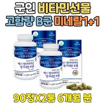무기질 영양제 처방 비타민 비군 로이신 타우린 1+1 B 콤플렉스 멀티 아연 셀렌 요오드 정 남성 남자 아기아빠 남편 회사원 직장인 군인 B1 B6 고농축 MULTIVITAMIN
