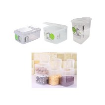 나카야 반오픈 보관 밀폐용기 보관통 소분용기 잡곡통 1P, 1.7L, 1.7L