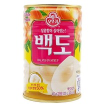 오뚜기 백도 복숭아 과일 통조림 400g 248EA3