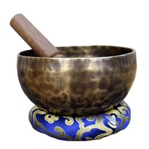 이도다완 접시 이천 도자기 사기 4인 그릇 세트 대형 노래 그릇 단조 티베트어 사운드 테라피 스파 공명, 05 24cm