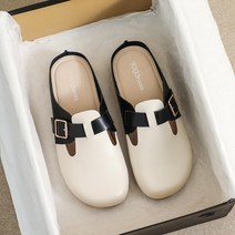 여성 뮬 반 슬리퍼 빅사이즈 블로퍼 로퍼 플랫 슈즈 225 - 265