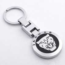 1pc 남자 여자 highend 선물 펜던트 H 링 스타링 금속 자동차 재규어 배지 키 체인 4S 자동차 액세서리 열, 한개옵션1, 03 3
