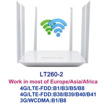무선라우터 YLMOHO 4G Wifi 라우터 1200Mbps 무선 CPE 트웨이 듀얼 밴드 2.4G/5GHz B5 B7 B28 모바일 핫스팟 모뎀 AP 6 안테나, LT260-2