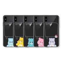 케어베어 페이보릿 클리어케이스 LG시리즈 LGQ51:하트송베어페이보릿, 1개