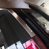 간지 스타리아 캠핑카 꾸미기 리어 트렁크상단 플레이트 가니쉬 액세서리 튜닝 파츠 용품, 실버-트렁크상단
