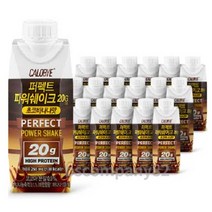 칼로바이 퍼펙트파워쉐이크 헬스 단백질 보충제 초코바나나, 275ml, 28개