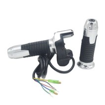 24V 36V 48V 자전거 트위스트 스로틀 가속기LCD 표시기/키락 합금 재료 함 및 전기 자전거/자전거/스쿠터용 자전거/키락 재료전기 액세서리, 1개, 48V silver