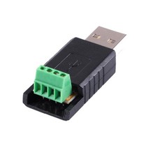 USB RS485 컨버터 어댑터 FTDI 칩셋 485 터미널 블록 직렬 모듈 Win7 XP Vista Linux MacOS WinCE Android 지원, [01] 30mm, [01] Black