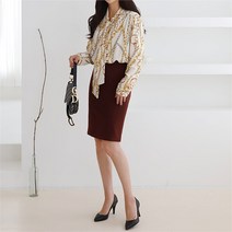 [] 여자 직장인 오피스 하객룩 면접룩 코디 미디스커트