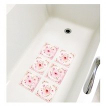 미끄럼방지 논슬립 스티커 분홍꽃2 NSF-32115