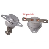 산업용 열풍기 공업용 고전류 히터 세라믹 온도 조절기 KSD301/KSD303 95 30A 250V 열 스위치 1 개, 01 NC