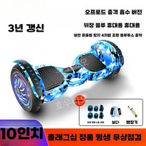 투휠 전동 보드 이륜 스쿠터 호버 성인 출퇴근 휴대용 킥보드 두발, 라이트블루