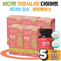 체지방 감소 과체중 비만 에도움 가르시니아 다이어트 남자 여자 보조제 항산화 뼈형성 유지 에너지 생성 영양섭취 복부 피하 내장 지방 관리 추천 효능 5박스 마른비만 뱃살