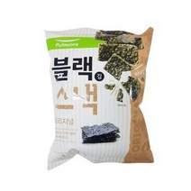 풀무원 간식 블랙김스낵 오리지널 (75g) 탕비실 회사 어린이 성인 캠핑 차박 홈파티 영화 선물, 8개