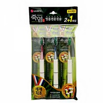 ForU814 죽염 시린이 전문 칫솔 잇몸 건강 초극세모 금나노 어금니칫솔 은나노칫솔, 시린이전문칫솔3개입