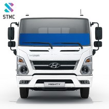 [썬팅메카]대형화물차 상단띠 하단띠 썬팅필름, 열차단 블루