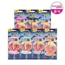 캘리포니아센트 팜스 페이퍼 방향제 6개(1BOX), 페이퍼 브리즈향 x 6개