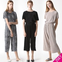 [KT알파쇼핑]2SET [홈쇼핑방송/르샵(Leshop)] 제시카 플리츠 블라우스+팬츠 2종세트-사이즈55~88다양