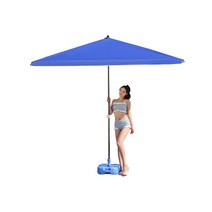 홍보 파라솔 야외 사각 접이식 그늘막, 빅 레드 2.5X3.2(30L 베이스 포함)