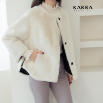 카라 KARRA 77까지 양모리버시블에코레더자켓 KK2WJK021M