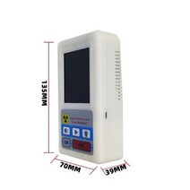 라돈측정기 방사능 측정기 BR-6 가이거 계수기 개인 선량계 X 선 베타 감마 테스터 탐지기 109873, 해외, BR-6 화이트