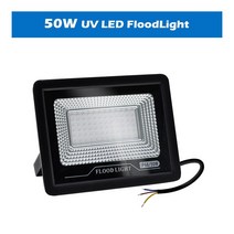 확산판 50W 100W LED UV 투광 조명 AC 220V 할로윈 파티 주변 395nm 400nm IP66 방수 자외선 형광 무대 램프, 1.50W-No Plug
