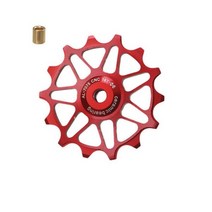 MTB 도로 자전거 세라믹 도르래 후면 Derailleur 12T 14T 베어링 기어 Shifter 가이드 휠 Shimano Sram GX 액세서리, 빨간