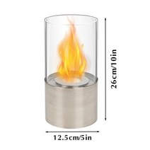 감성화롯대 갬성화롯대 빈티지화롯대 휴대용 블랙 Bioethanol 벽난로 탁상 화재 그릇 에탄올 구덩이 바이오 실내 야외 겨울 난방 기계, 없음, Silver S