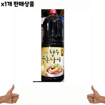 식자재 식재료 유통 도매) 우동다시(청수 1.8L) 1개, 왕도매 1, 왕도매 본상품선택