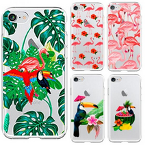 베가아이언 썸머버드 투명 젤리케이스 A870, 꽃길만걷자, 없음