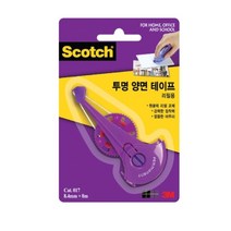 3M 스카치 투명 양면테이프 본품디스펜서 리필 8.4mmX8m