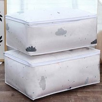 대용량 틈새수납 습기차단 이불정리백 보관팩 부직포정리함 이사짐 롱패딩 침대밑, 대