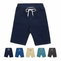 썸머 심플 밴딩 남자 하프팬츠