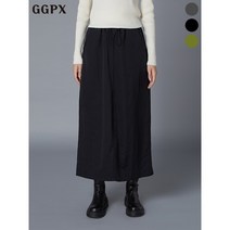 GGPX 프런트 트임 스토퍼 맥시 스커트 GO8SK056F