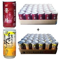 참맑은 홍차 175ml(30캔) + 참맑은 옥수수수염차 175ml(30캔), 60캔, 175ml