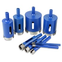 홀쏘 구멍 6mm-100mm 파란색 대리석 타일 오프너 다이아몬드 코어 비트 구멍 대리석 화강암 벽돌 타일 용 드릴 비트 세라믹 콘크리트 드릴링, 30mm