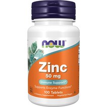 나우푸드 아연 50mg 100타블렛, 1개, 100정