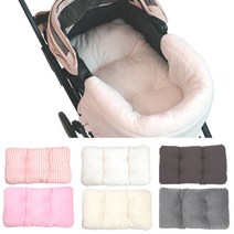 모모스페이스 강아지 유모차 방석 개모차 아이보리 체크 개모차 침낭 애견 마약방석 쿠션, 블랙