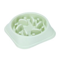 강아지실내복 프랜치불독옷 애완 동물 강아지 그릇 개 느린 먹이 천천히 먹는 접시 안티 Gul 음식 고양이 그릇 애완 용품, 07 Green (jungle)