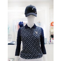 MU스포츠 여성 레터링 프린트 냉감소매 티셔츠 GV32TL01(210018 )