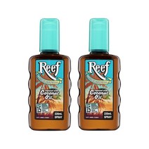 Reef 리프 코코넛오일 모이스처라이징 태닝오일 220mlx2개 Coconut Oil Moisturising Spray, 1개, 220ml