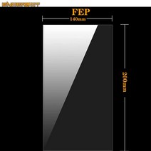 NFEPFEP 필름 CREALITY ANYCUBIC Photon MonoMono XMono X 6K M3 Plus 및 기타 5589 인치 UV 수지 3D 프린터 용, 2PCS+FEP 200x140mm