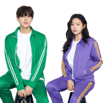 투라인 2선 츄리링 트레이닝복 세트 백수 츄리닝 상하세트