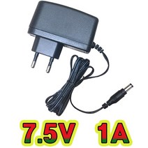순흥전기 어댑터 7.5V 어댑터 모음 7.5V 0.35A ~ 5A 까지 생산 아답터 직류전원장치, 7.5V 1A 벽걸이형