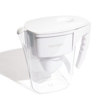 Aquagear 정수 필터 피처 - 불소 납 클로로민 크롬-6 필터 - BPA-프리 클리어 부모님 싱글, 한개옵션0