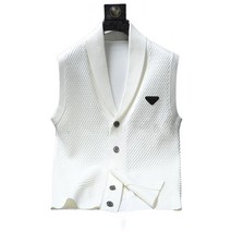 남성용 니트 조끼 민소매 조끼 베스트 아우터 캐주얼룩 SFW0801003