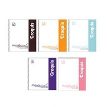 말리스타 크로키북 16절 80g 60매, 단일 지류 사이즈